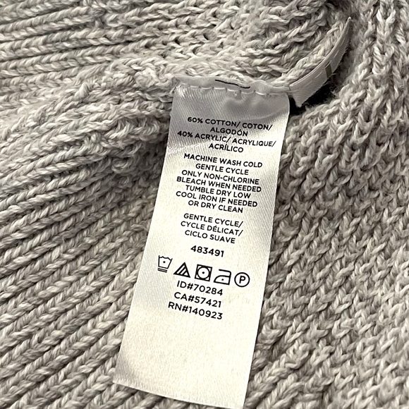 LOFT grey sweater. Size petite small. - Picture 6 of 6